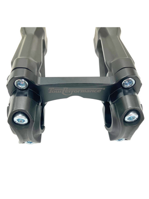 HANDLEBAR RISERS BLACK YAM HR09175 image 2