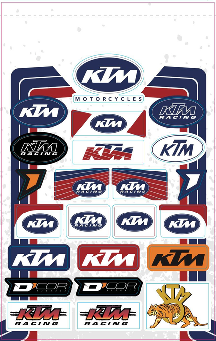 DECAL SHEETS KTM 40-30-103 image 1