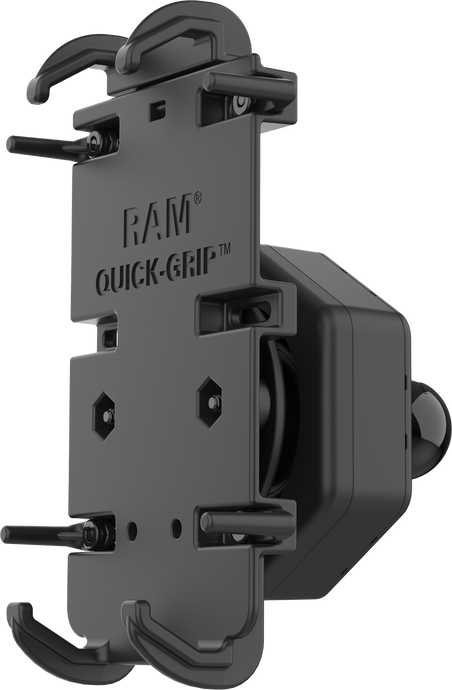 QUICK-GRIP XL PHONE HOLDER WITH VIBE-SAFE ADAPTER & BALL RAM-HOL-PD4-462B image 1