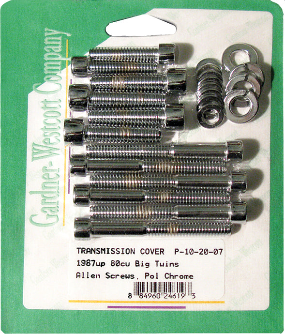 TRANSMISSION SIDE COVER SET 87-06 BIG TWIN 5 SPEED MODELS P-10-20-07 image 1