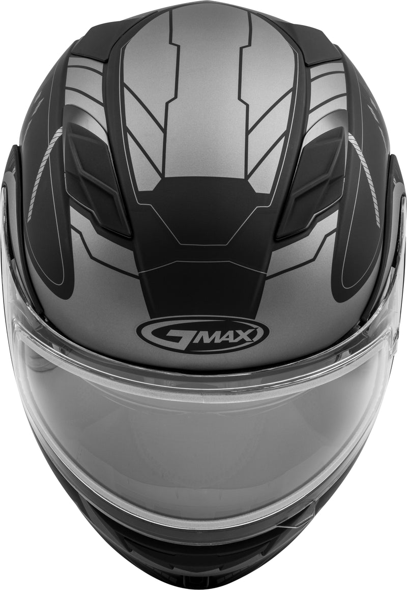 Load image into Gallery viewer, MD-01S MODULAR WIRED SNOW HELMET MATTE BLACK/SILVER SM G2011454D TC-17-ECE image 3
