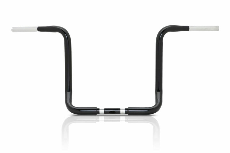 Load image into Gallery viewer, BURLY 13&quot; BAGGER BAR 1.25&quot; TBW BLACK B12-2001B image 1
