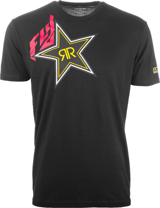 FLY ROCKSTAR TEE BLACK 2X BLACK 2X 352-10502X image 1
