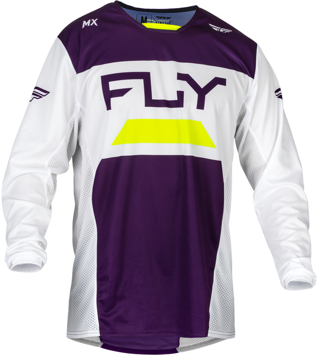 KINETIC RELOAD JERSEY DEEP PURPLE/WHITE/HI-VIS 2X 377-5212X image 1