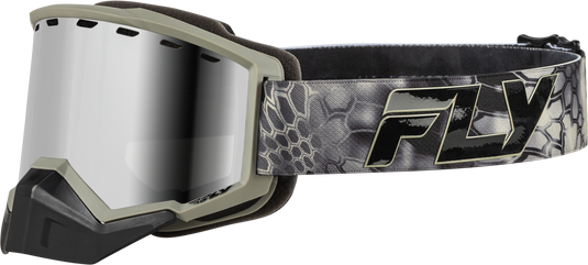 FOCUS SNOW GOGGLE SE KRYPTEK W/ SILVER MIRROR/SMOKE LENS FLB-24F1 image 1