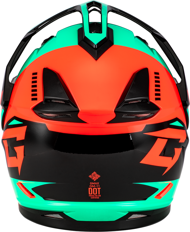 Load image into Gallery viewer, GM-11 RONIN HELMET BLACK/AQUA/CORAL XL A11151177 image 2

