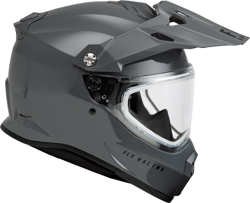 Load image into Gallery viewer, TREKKER CW SOLID HELMET DUAL SHLD GREY 2X 73-313632X image 4
