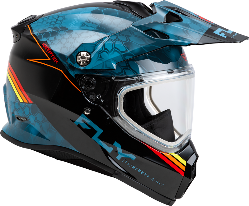 Load image into Gallery viewer, TREKKER CW CONCEAL HELMET DUAL SHLD SLATE/BLACK/RED XS 73-31359XS image 4
