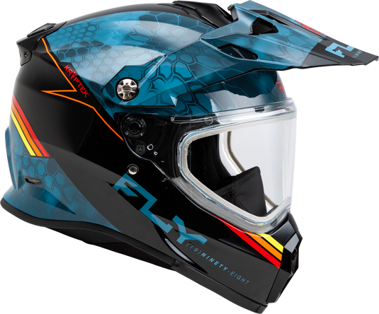 TREKKER CW CONCEAL HELMET DUAL SHLD SLATE/BLACK/RED XS 73-31359XS image 4