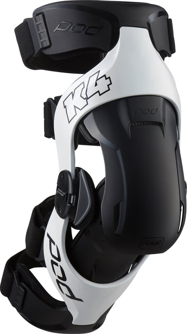 K4 V2.0 KNEE BRACE (LT) WHITE/BLACK MD/LG K4022-058-MD/LG image 1