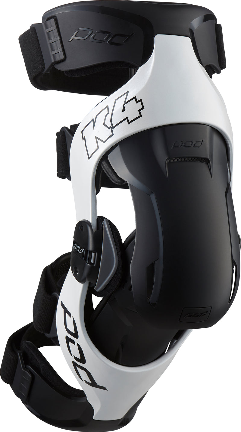 Load image into Gallery viewer, K4 V2.0 KNEE BRACE (LT) WHITE/BLACK MD/LG K4022-058-MD/LG image 1
