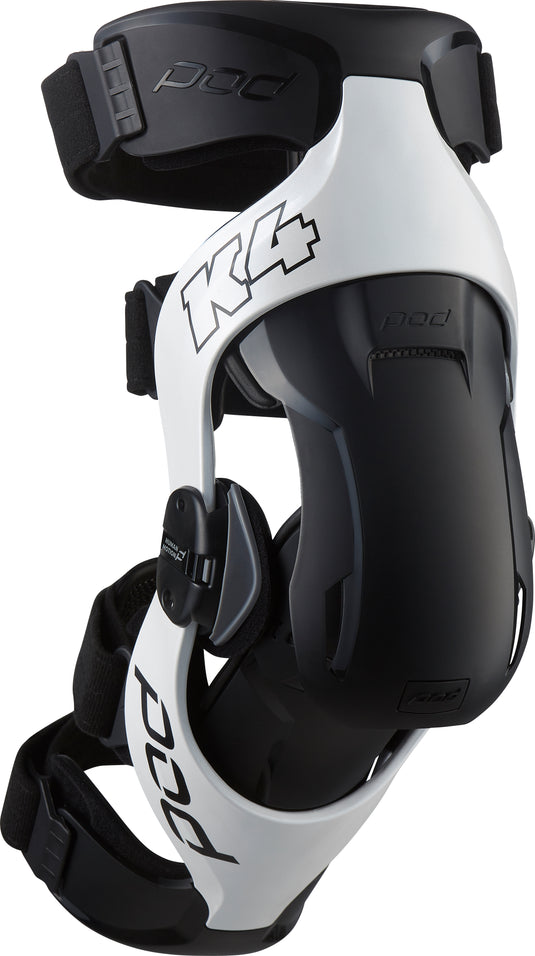 K4 V2.0 KNEE BRACE (LT) WHITE/BLACK MD/LG K4022-058-MD/LG image 1