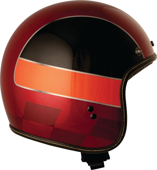 .38 WINNER HELMET RED/BLACK/ORANGE LG 73-8236L image 4