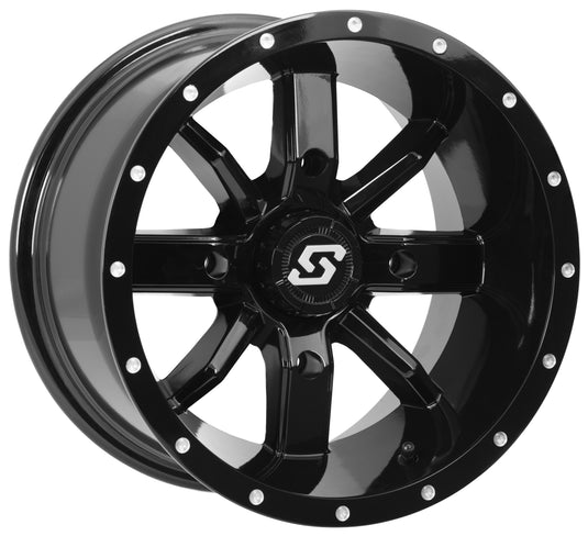 HOLLOW POINT WHEEL 14X10 4/137 5+5 (0MM) BLACK A88B-41037-55S image 1