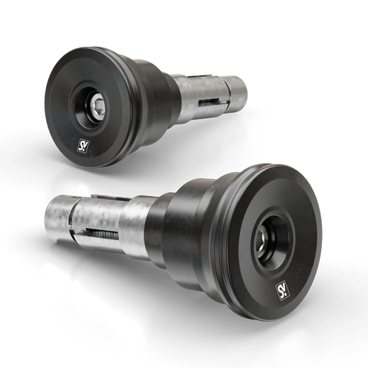 CIRCULA-LS BAR ENDS PAIR BLACK 161-297 image 1