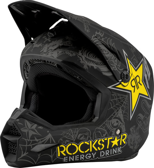 ELITE ROCKSTAR HELMET MATTE BLACK/GREY MD 73-3308-6-M image 3