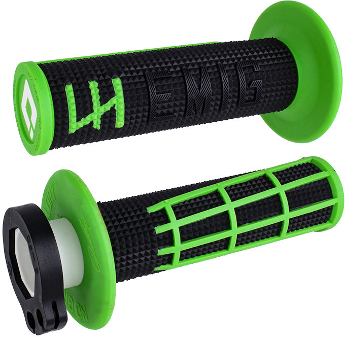 EMIG 2.0 - V2 LOCK-ON GRIP BLACK/GREEN H36E2BN image 1
