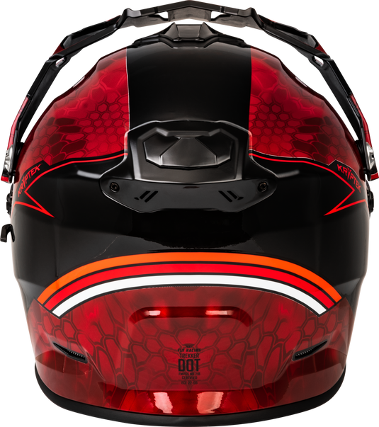 TREKKER KRYPTEK CONCEAL HELMET RED/BLACK LG 73-7029L image 2