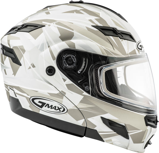 GM-54S MODULAR SCRIBE SNOW HELMET MATTE WHITE/GREY MD G2549015 image 3
