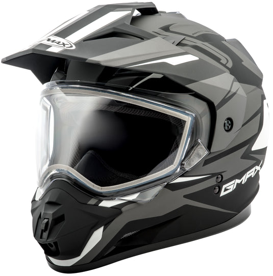 GM-11S DUAL-SPORT VERTICAL SNOW HELMET MATTE BLK/SIL LG G2111456 F.TC-17 image 1