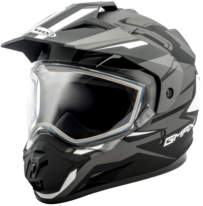GM-11S DUAL-SPORT VERTICAL SNOW HELMET MATTE BLK/SIL XL G2111457 F.TC-17 image 1