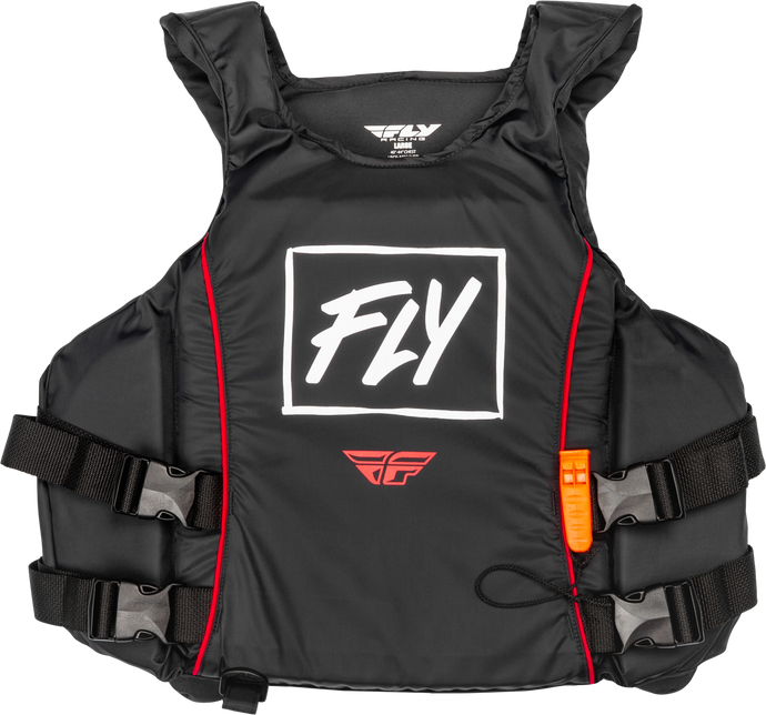 PULLOVER FLOTATION VEST BLACK/WHITE/RED MD 221-30300M image 1