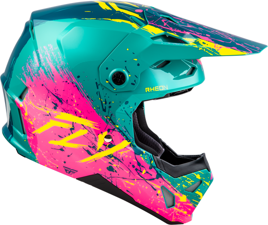 FORMULA CP MANIC HELMET BLUE/PINK/YELLOW 2X 73-00552X image 4