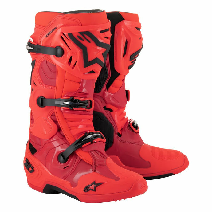 TECH 10 LE BOOTS RED FLUO/BRIGHT RED/BLACK 9 2010020-3034-9 image 1
