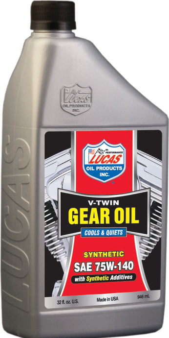 V-TWIN GEAR OIL SYNTHETIC 75W-140 1QT 10791 image 1