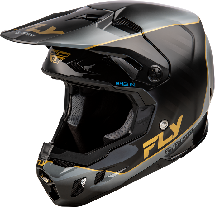 FORMULA CC UNDERGLOW HELMET BLACK/GREY/GOLD 2X 73-43512X image 1