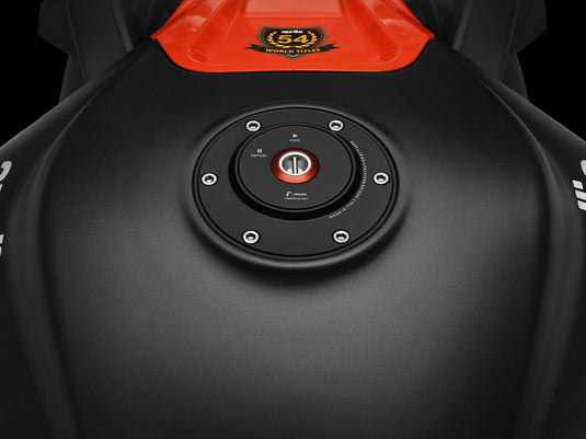GAS CAP LOCKING BLACK APR TF085B image 2