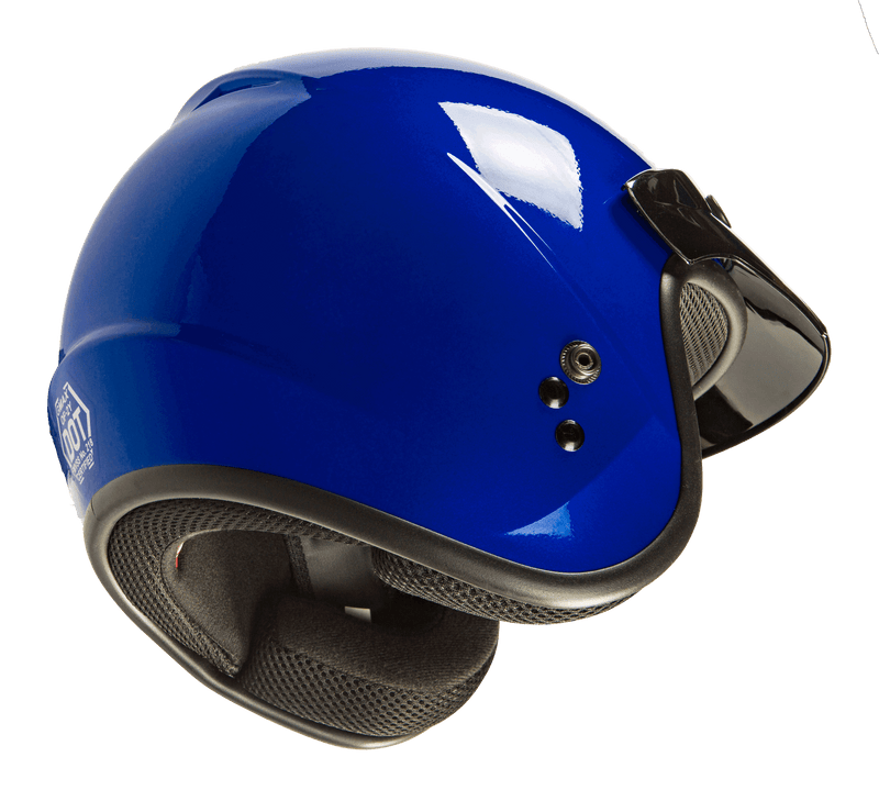 Load image into Gallery viewer, YOUTH OF-2Y OPEN-FACE HELMET BLUE YM G1020041 image 4
