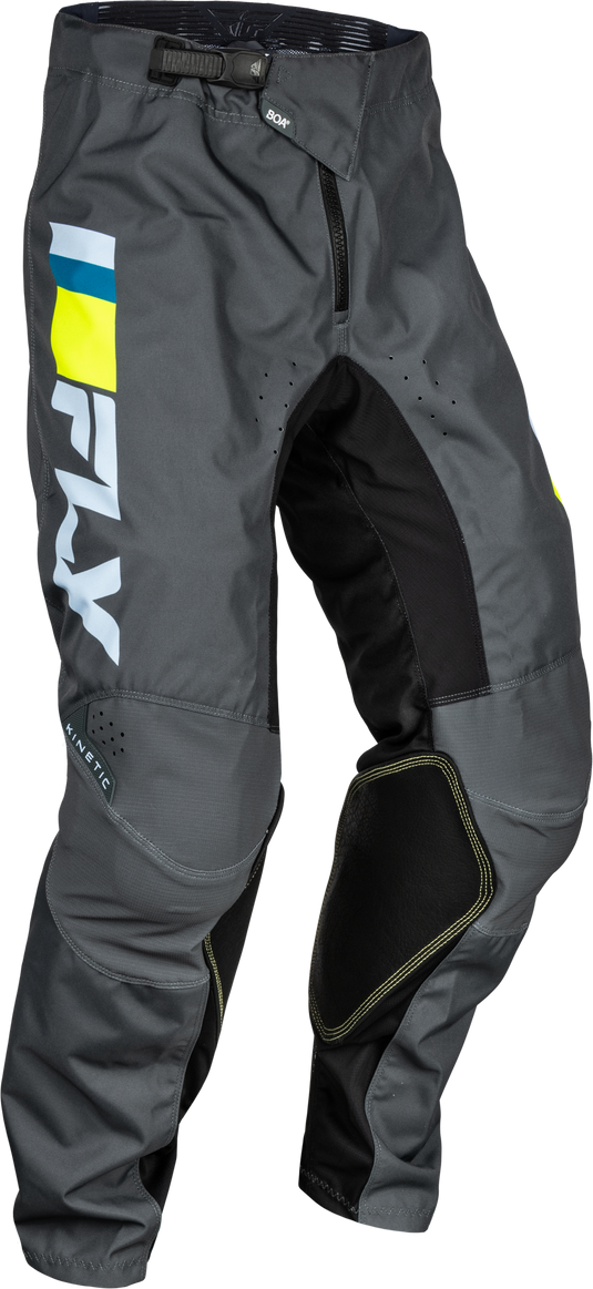 KINETIC PRIX PANTS ICE GREY/CHARCOAL/HI-VIS SZ 40 377-43140 image 1