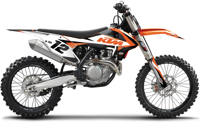 2016 AMPED KTM GRAPHICS KIT N40-5718 image 1