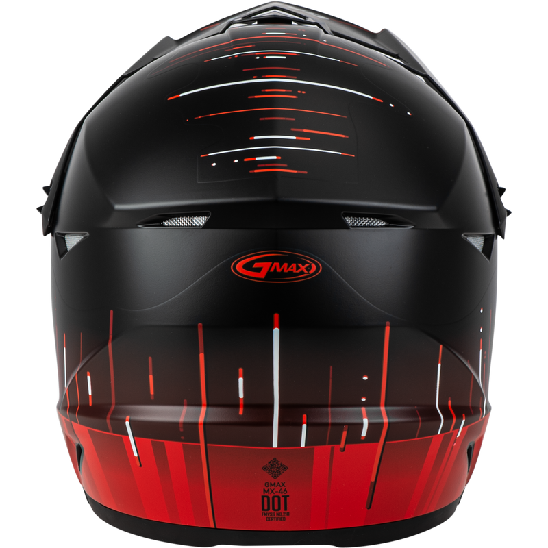 Load image into Gallery viewer, MX-46 FREQUENCY OFF-ROAD HELMET MATTE BLACK/RED MD D3463325 image 4
