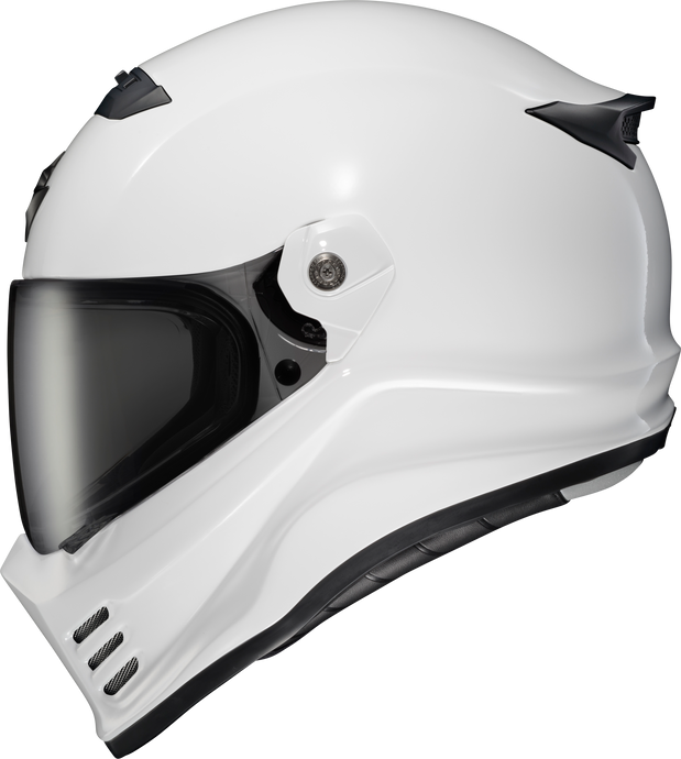 COVERT FX FULL FACE HELMET GLOSS WHITE XS CFX-0052 image 1
