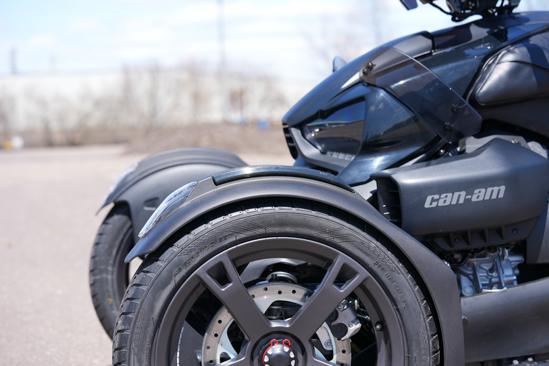 Load image into Gallery viewer, SLAYER FRONT FENDER LED LIGHT SMOKE LENS CAN 41-187ABK image 3
