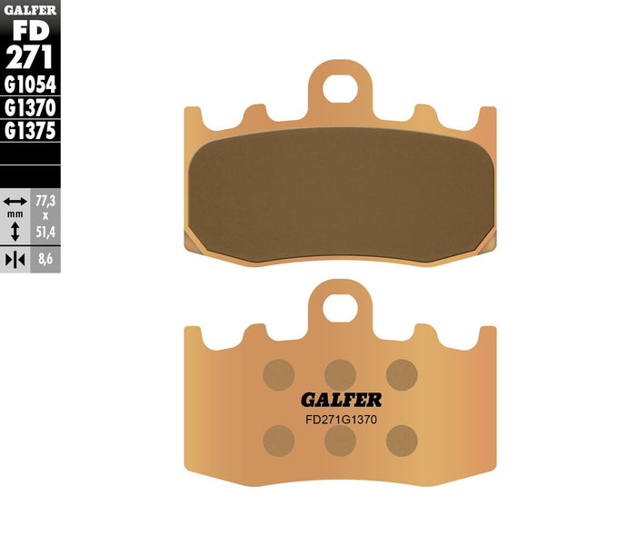 BRAKE PADS SINTERED FD271G1370 FD271G1370 image 1