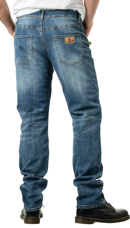 MEN'S REBEL RIDING JEANS SIZE 32 DRBL32 image 2