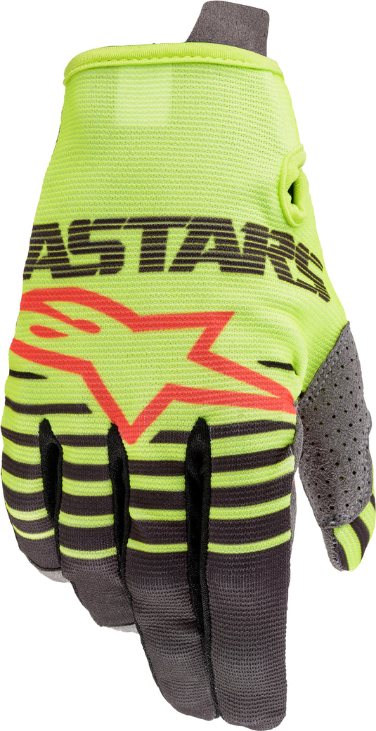 YOUTH RADAR GLOVES YELLOW/ANTHRACITE XS 3541820-559-XS image 1