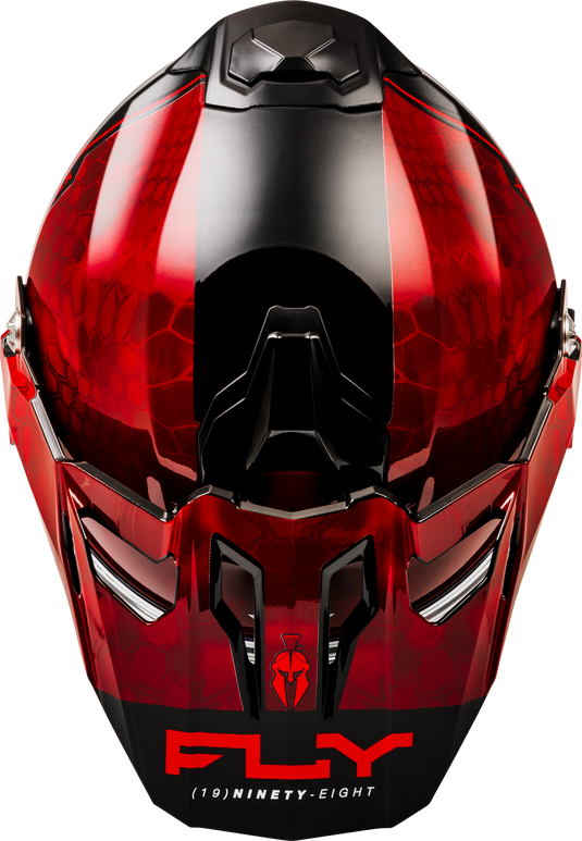TREKKER CW CONCEAL HELMET ELEC SHLD RED/BLACK XS 73-31361XS image 3