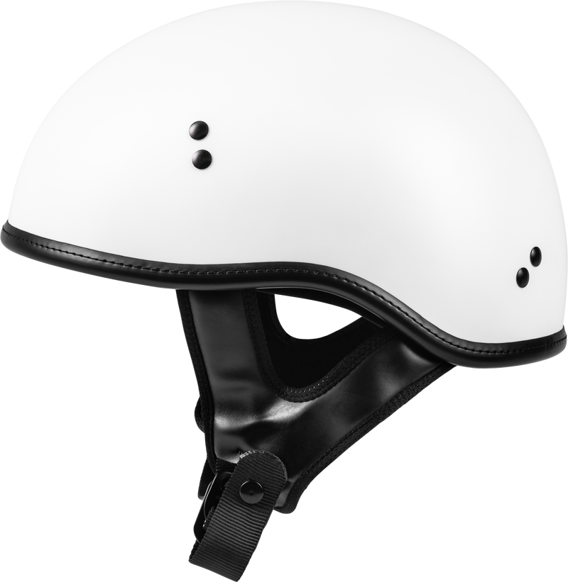 Load image into Gallery viewer, .357 SOLID HALF HELMET MATTE WHITE MD H77-1102M image 1
