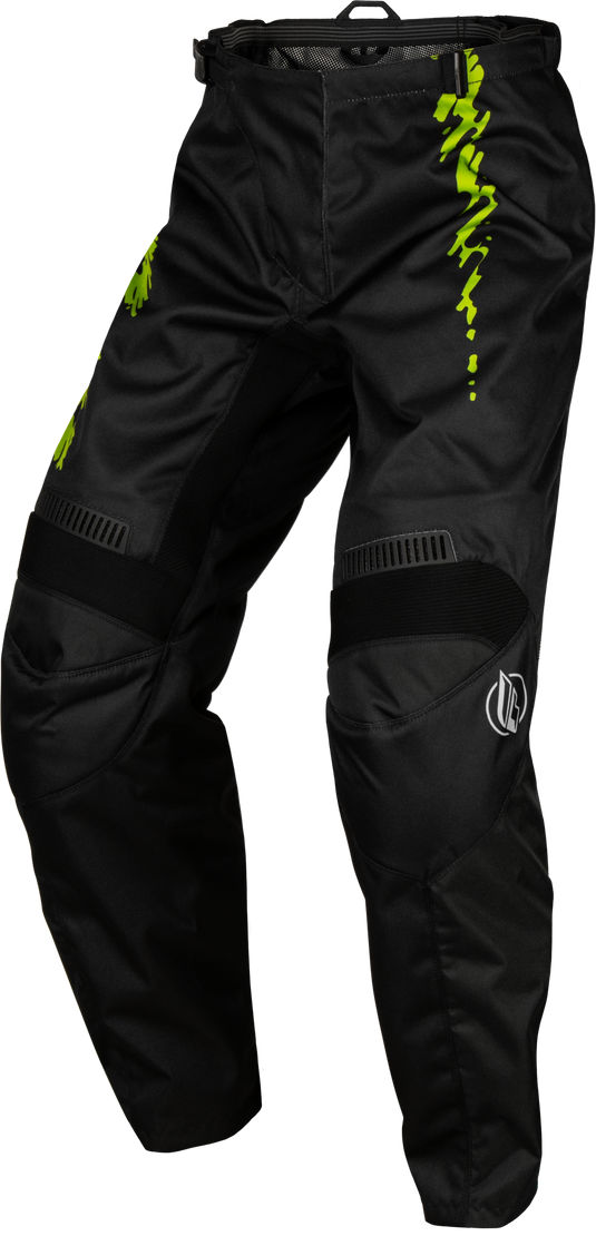 YOUTH F-16 PANTS BLACK/NEON GREEN/LIGHT GREY SZ 377-23420 image 4