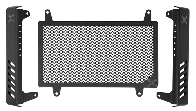 SLASH CUT RADIATOR CVR BLACK B10-3009B image 1
