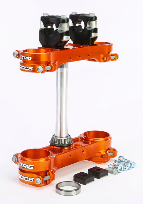 ROCS TECH CLAMP SET ORANGE KTM 14MM 501220500601 image 1