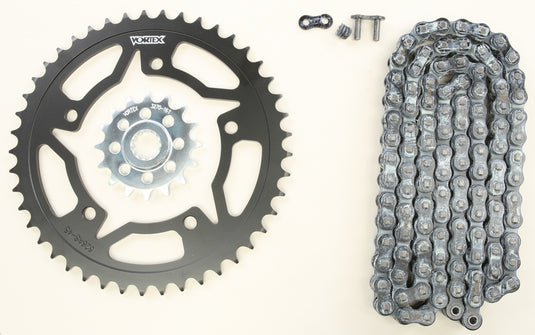 SPROCKET/CHAIN KIT STL/STL 16/45T SIL RX3 520-110L BLK CK6308 image 1