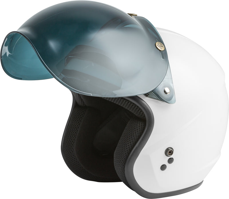 Load image into Gallery viewer, BUBBLE SHIELD 3-SNAP FLIP-UP DARK SMOKE UNIVERSAL G002014 image 2
