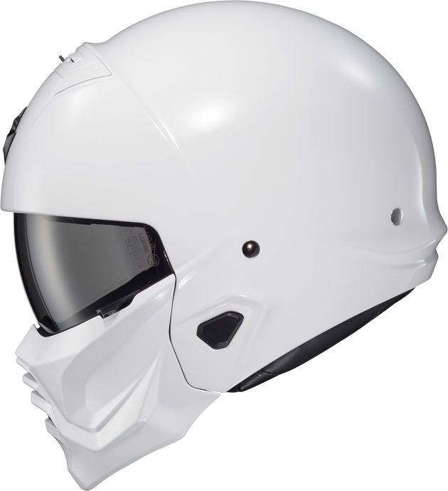 COVERT 2 OPEN-FACE HELMET GLOSS WHITE  2X CV2-0057 image 1