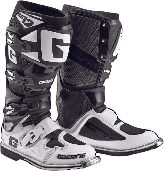 SG-12 BOOTS BLACK/WHITE SZ 12 2174-014-012 image 1