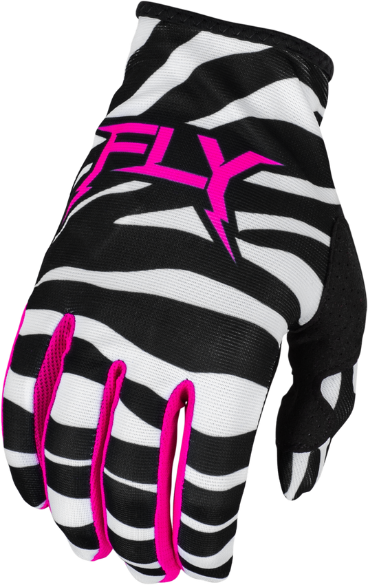 LITE UNCAGED GLOVES BLACK/WHITE/NEON PINK LG 377-741L image 1